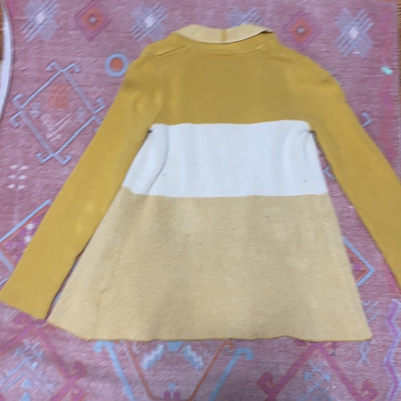ModCloth Yellow Color Block Cardigan - Picture 2 of 2